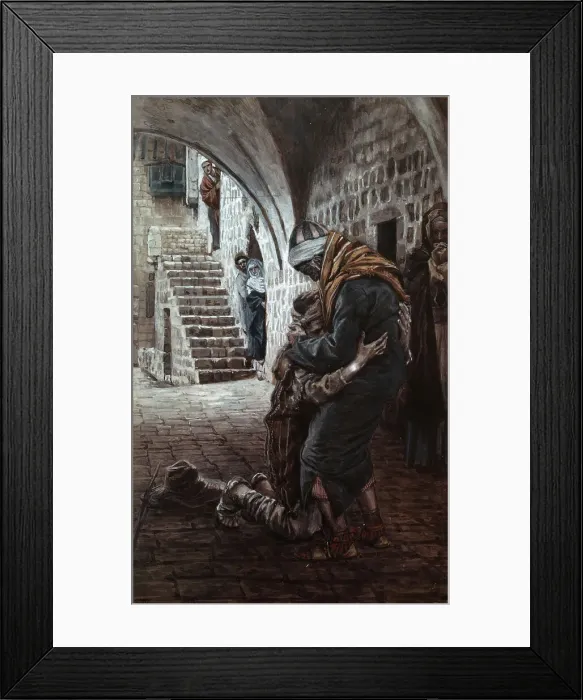 Framed Print : Return of the Prodigal Son by Tissot