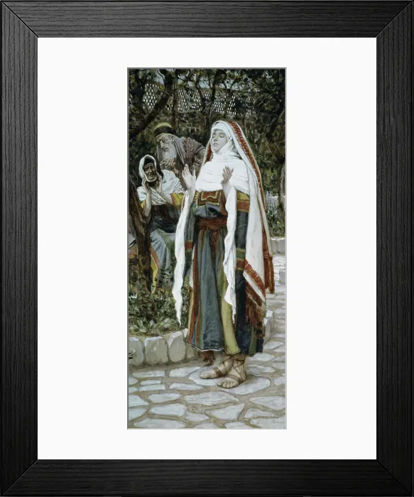 Framed Print : The Magnificat by Tissot Framed Print : The Magnificat by Tissot