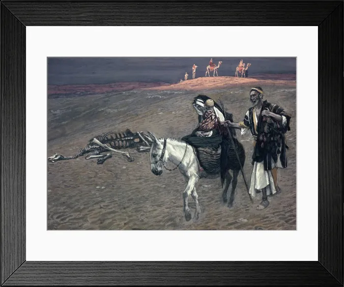 Framed Print : The Flight into Egypt by Tissot Framed Print : The Flight into Egypt by Tissot