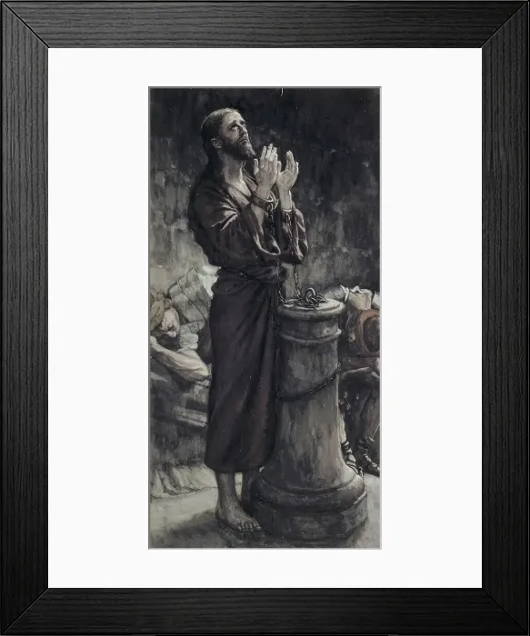 Framed Print : Friday Morning: Jesus in Prison by Tissot Framed Print : Friday Morning: Jesus in Prison by Tissot
