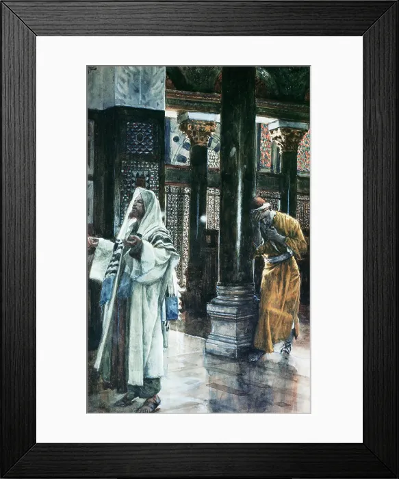 Framed Print : Pharisee and the Publican by Tissot