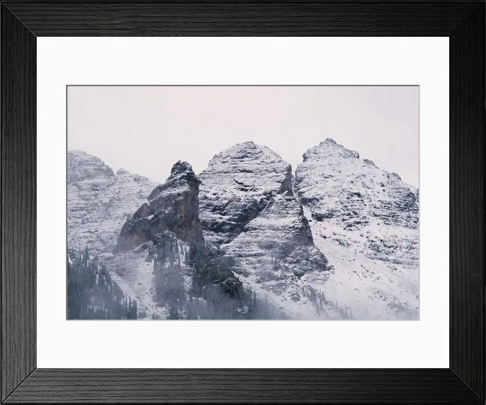 Framed Print : Snow covered mountains, Aspen, Pitkin County Framed Print : Snow covered mountains, Aspen, Pitkin County