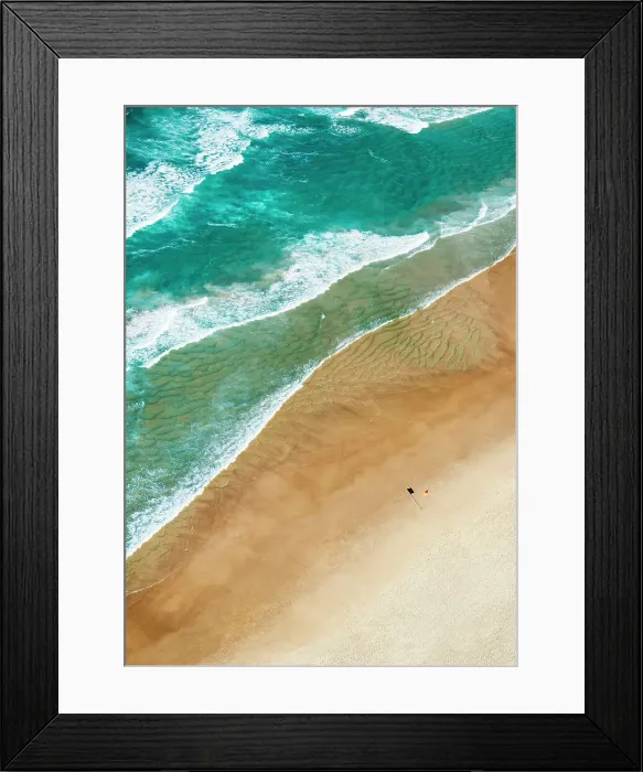 Framed Print : Aerial of Beach Framed Print : Aerial of Beach