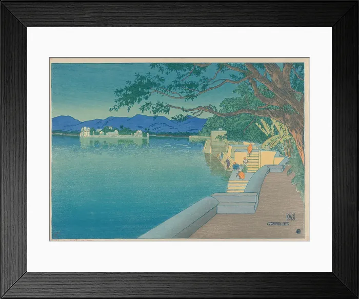 Framed Print : Udaipur 1916 Print Charles W Bartlett 1860-1940