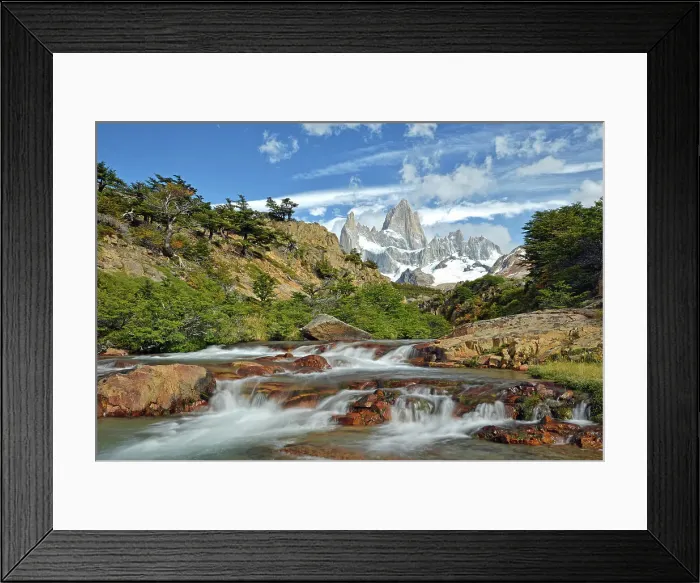 Framed Print : Outdoors Waterfall Nature Landscape - Scenery