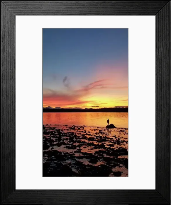 Framed Print : Outdoors Sky Nature Sea Sunset Water Beach No People Framed Print : Outdoors Sky Nature Sea Sunset Water Beach No People