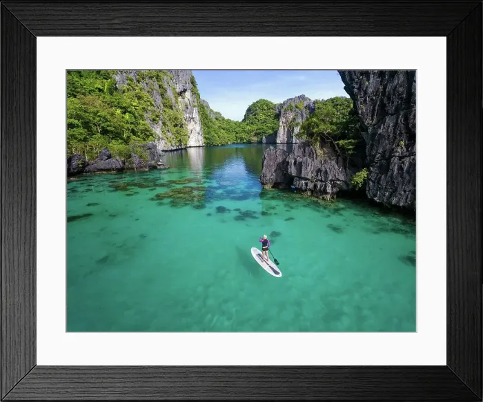Framed Print : El Nido Resort Philippines. Lagen Miniloc Pangulasian