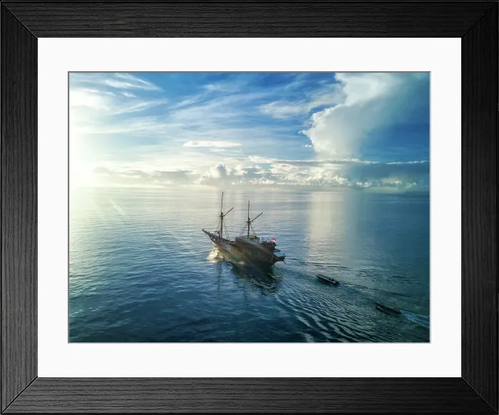 Framed Print : Sea Outdoors No People Sailboat Nautical Vessel Framed Print : Sea Outdoors No People Sailboat Nautical Vessel