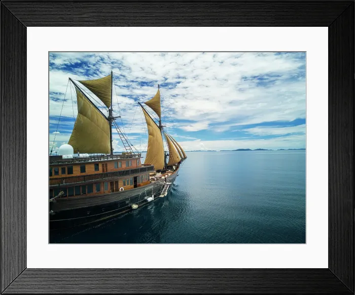 Framed Print : Sea Outdoors No People Sailboat Nautical Vessel Framed Print : Sea Outdoors No People Sailboat Nautical Vessel