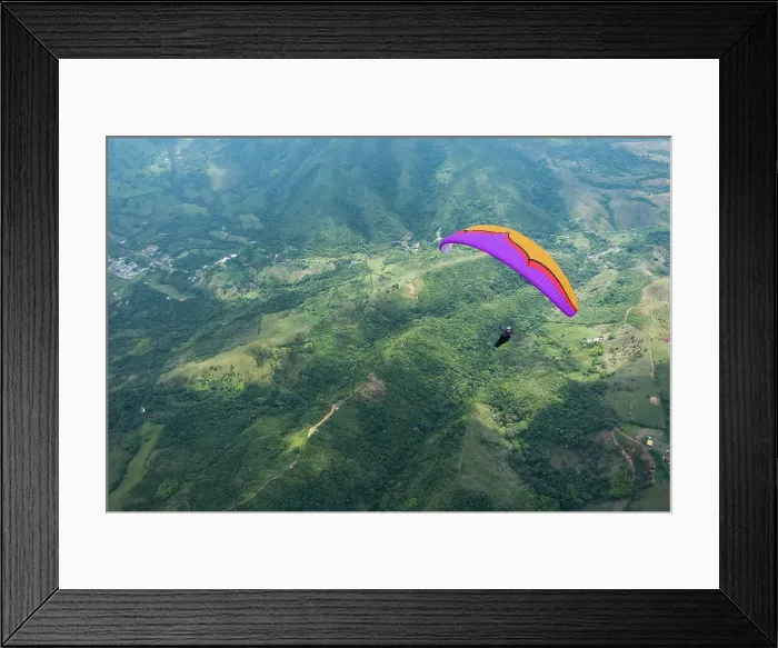 Framed Print : Sport Paragliding Outdoors Extreme Sports Flying Framed Print : Sport Paragliding Outdoors Extreme Sports Flying