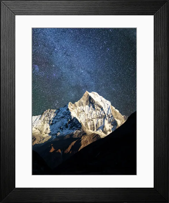 Framed Print : Sky Mountain No People Landscape - Scenery Nature
