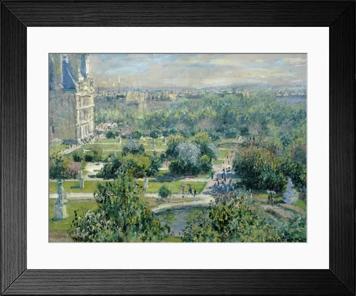 Framed Print : View of the Tuileries by Claude Monet Framed Print : View of the Tuileries by Claude Monet