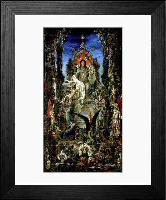 Framed Print : Jupiter et Semele by Gustave Moreau Framed Print : Jupiter et Semele by Gustave Moreau