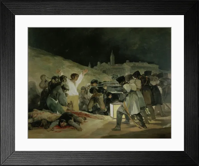 Framed Print : The Third Of May 1808 In Madrid...by Goya Framed Print : The Third Of May 1808 In Madrid...by Goya