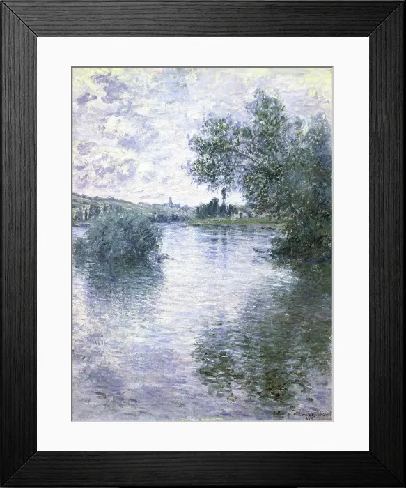 Framed Print : The Seine at Vetheuil by Claude Monet Framed Print : The Seine at Vetheuil by Claude Monet