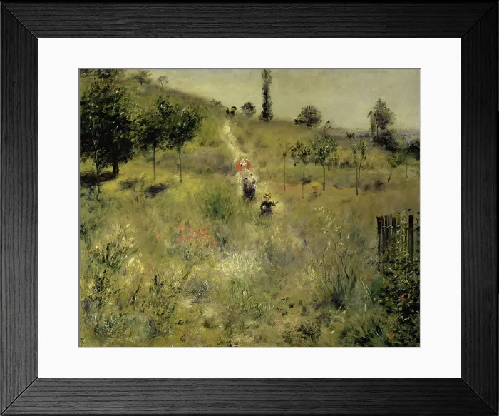 Framed Print : Path Through the Tall....by Pierre-Auguste Renoir