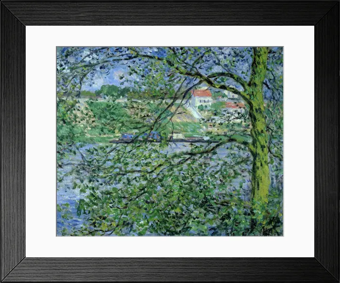 Framed Print : Landscape of the Seine by Claude Monet Framed Print : Landscape of the Seine by Claude Monet