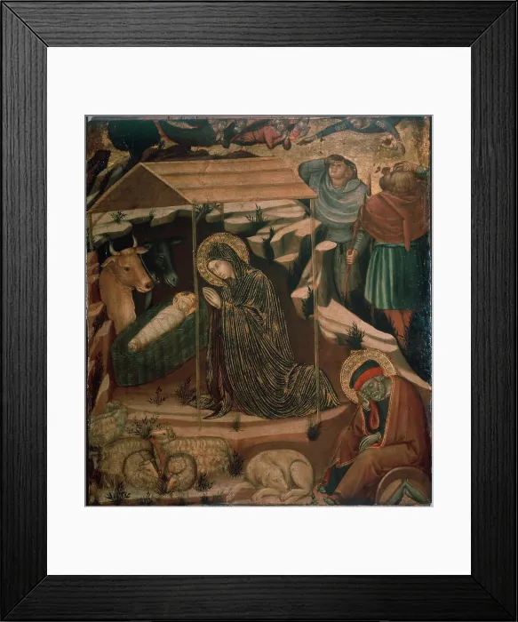 Framed Print : Adoration of the Child by Barnaba da Modena Framed Print : Adoration of the Child by Barnaba da Modena