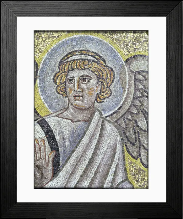Framed Print : Angel (Detail of Apse Mosaic) Framed Print : Angel (Detail of Apse Mosaic)