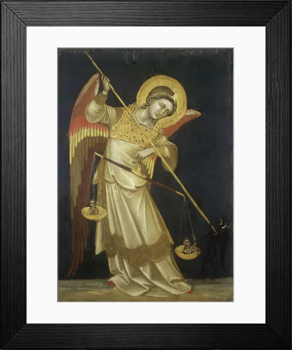 Framed Print : Archangel Michael by Guariento di Arpo Framed Print : Archangel Michael by Guariento di Arpo