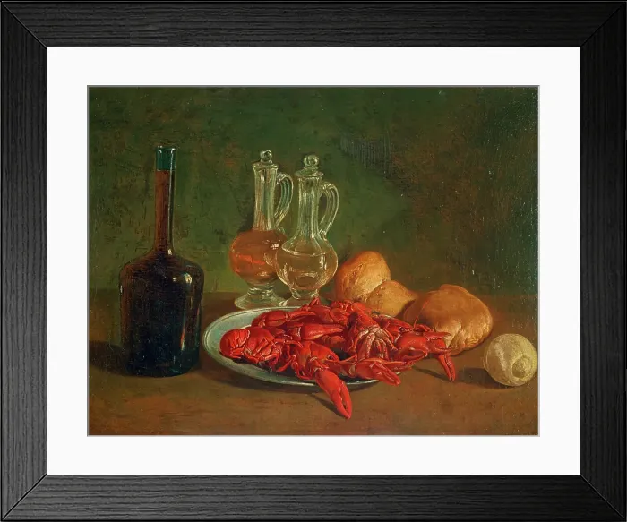 Framed Print : Plate of Crayfish by Ceruti