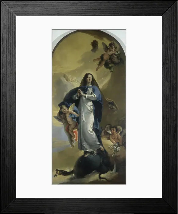 Framed Print : Immaculate Conception by Giovanni Battista Tiepo Framed Print : Immaculate Conception by Giovanni Battista Tiepo