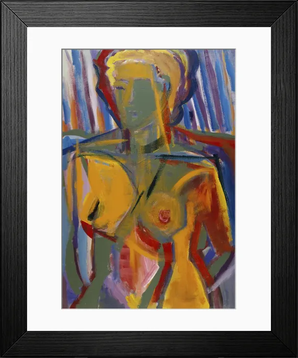 Framed Print : Seated Nude by Diana Ong Framed Print : Seated Nude by Diana Ong