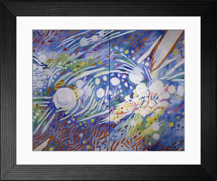 Framed Print : Radiation Explorations 8 by Mildred Thompson Framed Print : Radiation Explorations 8 by Mildred Thompson