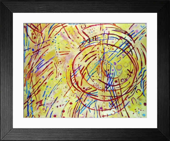 Framed Print : Magnetic Fields 105 by Thompson