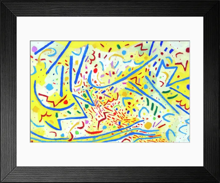 Framed Print : Magnetic Field V by Thompson