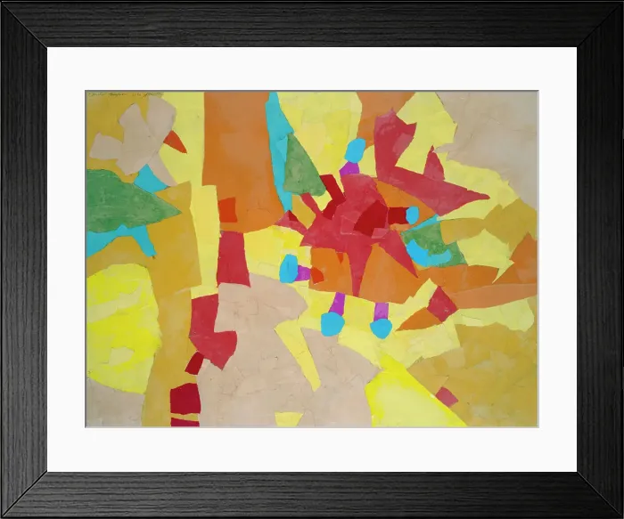 Framed Print : Birth of Light 10 by Mildred Thompson