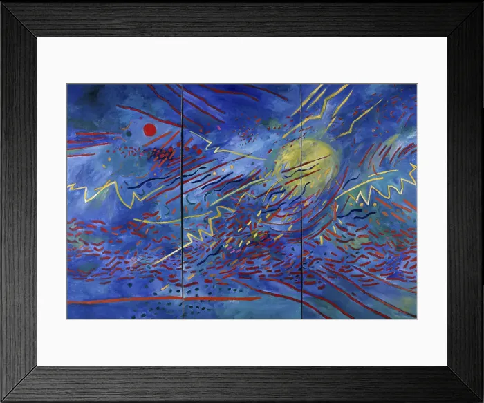 Framed Print : Radiation Explorations 6 by Mildred Thompson