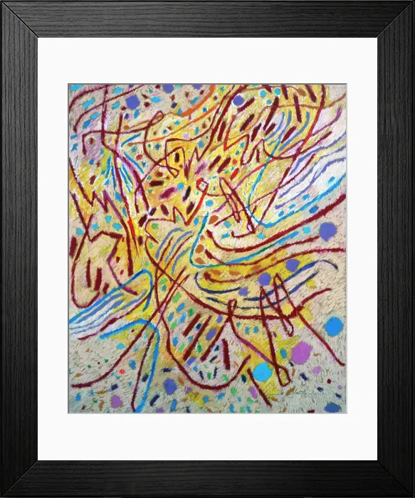 Framed Print : Hysteresis X by Mildred Thompson
