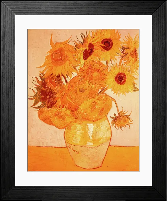 Framed Print : Sunflowers by Vincent van Gogh Framed Print : Sunflowers by Vincent van Gogh