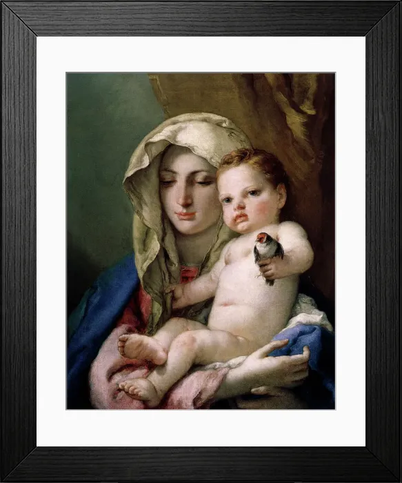 Framed Print : Madonna of the Gold...by Giovanni Battista Tiepo Framed Print : Madonna of the Gold...by Giovanni Battista Tiepo
