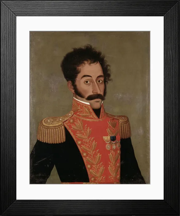 Framed Print : Simon Bolivar by Castro Morales Framed Print : Simon Bolivar by Castro Morales