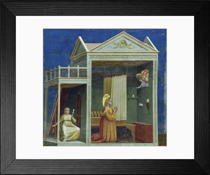 Framed Print : The Annunciation to St. Anne by Giotto Framed Print : The Annunciation to St. Anne by Giotto