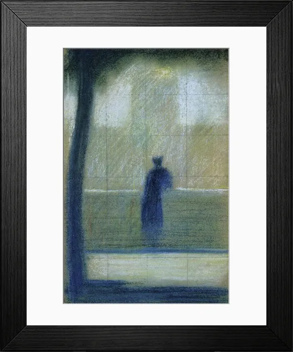 Framed Print : The Invalid by Georges Pierre Seurat Framed Print : The Invalid by Georges Pierre Seurat