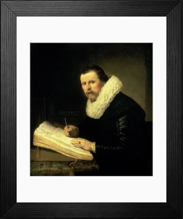 Framed Print : Portrait of a Scholar by Rembrandt Framed Print : Portrait of a Scholar by Rembrandt