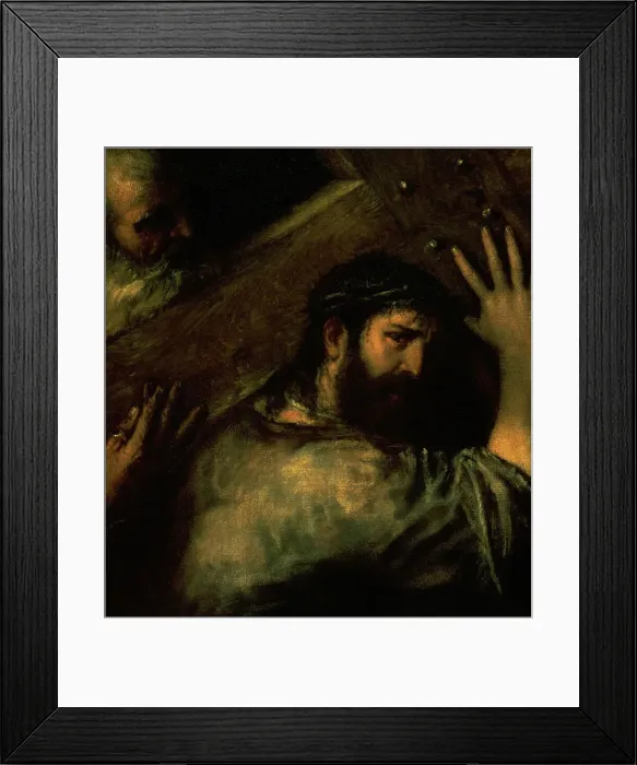 Framed Print : Christ Carrying the Cross by Titian Framed Print : Christ Carrying the Cross by Titian
