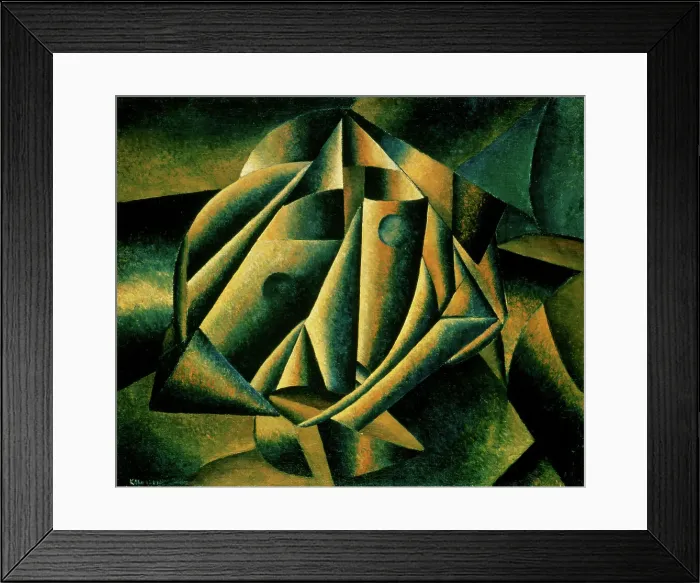 Framed Print : Face of a Peasant Girl by Malevich Framed Print : Face of a Peasant Girl by Malevich