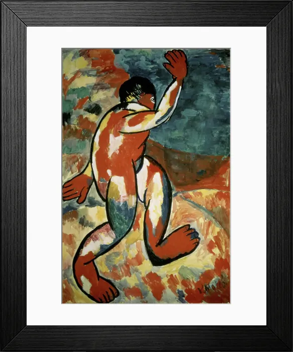 Framed Print : Bather by Kasimir Malevich Framed Print : Bather by Kasimir Malevich