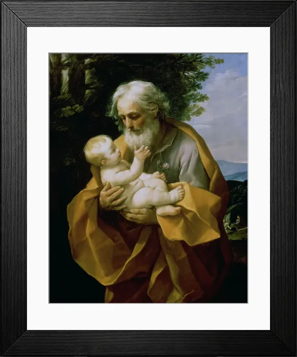 Framed Print : St. Joseph with the Jesus Child (Guido Reni) Framed Print : St. Joseph with the Jesus Child (Guido Reni)