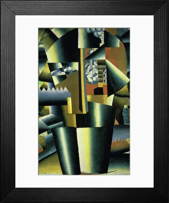 Framed Print : Portrait of the Artist...by Kasimir Malevich Framed Print : Portrait of the Artist...by Kasimir Malevich