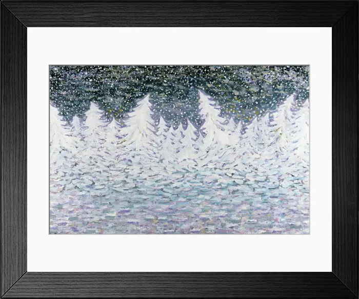 Framed Print : Snow-Covered Spruce Trees by Peter Sickles Framed Print : Snow-Covered Spruce Trees by Peter Sickles