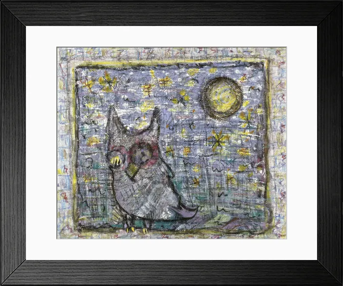 Framed Print : Owl by Peter Sickles