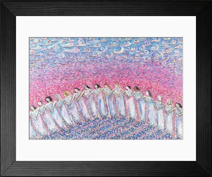 Framed Print : Sixteen Dancers by Peter Sickles Framed Print : Sixteen Dancers by Peter Sickles