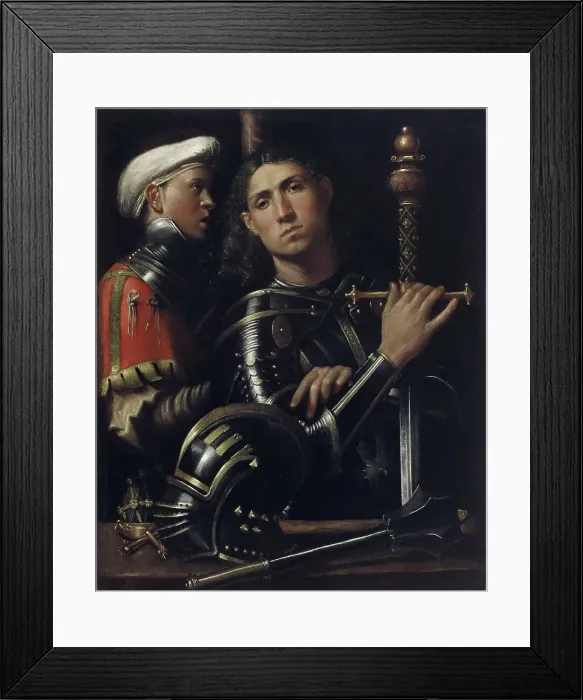 Framed Print : Portrait of a Man in Armor...by Giorgio Giorgio