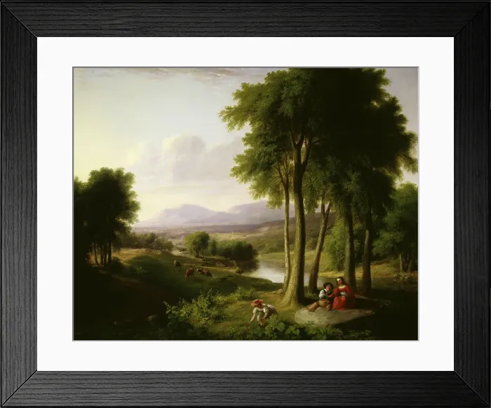 Framed Print : The Berry Pickers by Asher B. Durand Framed Print : The Berry Pickers by Asher B. Durand