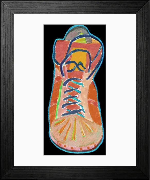 Framed Print : Shoe Series #5 by Whitehouse-Holm Framed Print : Shoe Series #5 by Whitehouse-Holm
